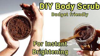 DIY Body Whitening Scrub | Anti Tanning Coffee Scrub | Summers and Winters Friendly | Thesk'sworld