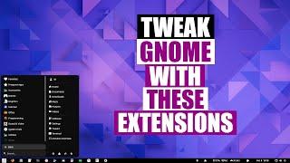 Top 5 GNOME Extensions for a Traditional Workflow