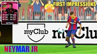 102 RATED NEYMAR FIRST GAMEPLAY IMPRESSION | NEYMAR ICONIC MOMENT |