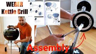 Assembling the Weber Kettle Charcoal Grill (Step by Step)