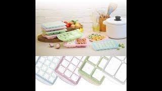 Easily Pops Out (15/24) Compartments Ice Cube Tray