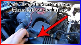 How to Test and Confirm if the Starter is bad on a Nissan Armada or Nissan Titan.