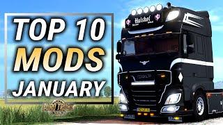 TOP 10 MODS JANUARY 2021 | ETS2 1.39