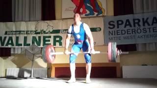 Bundesliga 4. Runde, Michael Rottner 150 kg Stoßen 1. Versuch