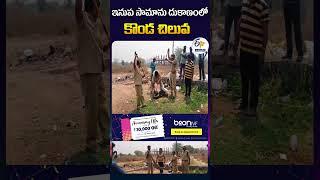 పాత ఇనుప సామాను దుకాణంలో కొండ చిలువ