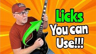 EASY!!! BUT ADVANCED SOUNDING Guitar Licks For Soloing