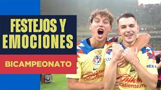 Los FESTEJOS de la cancha | Estas fueron nuestras EMOCIONES en el ESTADIO AZTECA por el BICAMPEONATO