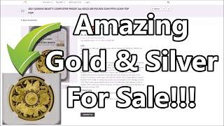 AMAZING Gold and Silver up for sale!