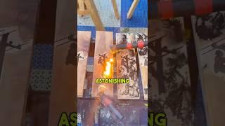 The Dangerous Wood Burning Technique!  #shorts #howto #woodworking