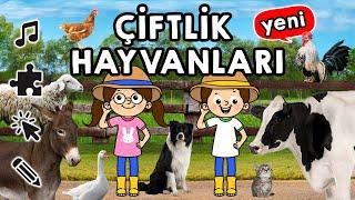 Çiftlik Hayvanları Şarkısı, Hayvan Sesleri, Bilmeceler, Eğlenceli Etkinliklerle Hayvanları Öğrenelim