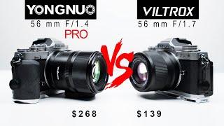 NEW YongNuo 56mm F/1.4 VS Viltrox 56mm F/1.7  Review | Nikon Zfc | Sigma | Best 56mm apsc