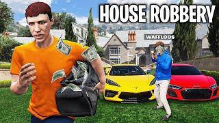 I Robbed My Friend's MEGA Mansion in GTA 5