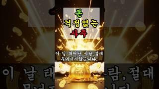 이 날 태어난 사람, 돈 걱정 없습니다 #운명서재 #운명이야기#사주 #관상 #생일운세