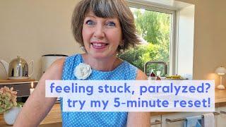 Overwhelmed? Back on track in 5 MINUTES! Simple reset routine tips