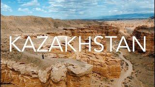 Travel destination for 2020 Charyn Canyon, Kazakhstan. DJI Mavic Pro2 drone footage