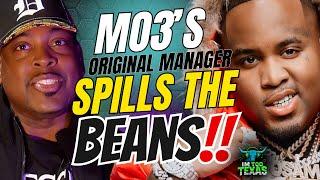 MO3'S ORIGINAL MANAGER SPEAKS ON M03 UNALIVING , YELLA BEEZY , RAINWATER & MORE! #rap #dallas #mo3