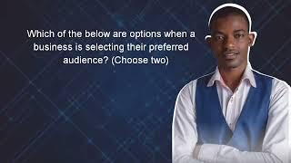 Meta Exam preparation tips- which of the below are options a business is selecting their preferred