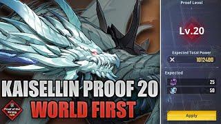 WORLD FIRST!! | KAISELLIN PROOF OF THE STRONG LV20 FULL GAMEPLAY | SOLO LEVELING : ARISE