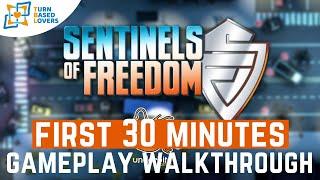 Sentinels Of Freedom - First 30 minutes Gameplay Walkthrough - [no commentary]