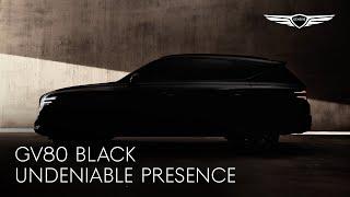 GV80 Black | Undeniable Presence | Genesis