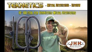 Teknetics 12inch DD Coil Review and Dig | Metal Detecting Large Coil