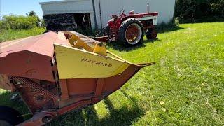 Budget Hay Cutting on a Small Farm