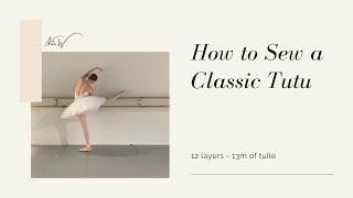 I made a classic tutu || Pattern and sewing tutorial