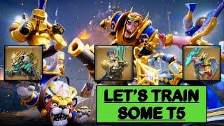 Lords Mobile -  LET'S TRAIN SOME T5 TROOPS!
