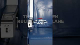 The unspoken rules of airplane seating