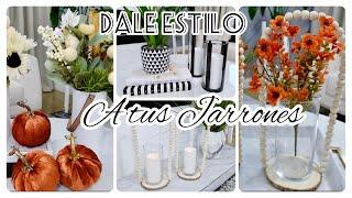 COMO HACER  JARRONES ELEGANTES Y CON ESTILO #diyjarrones #savvysandy