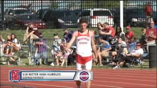 Brentwood Academy's George Patrick wins the 110m hurdles at 2015 Spring Fling