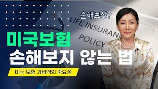 미국 보험 손해보지 않는 법 #캘코보험 #보험가입요령 #손해보상