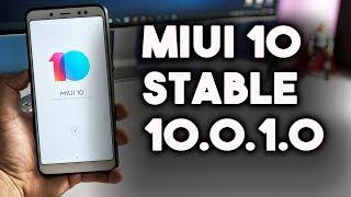 MIUI 10 STABLE 10.0.1.0 China Released for REDMI NOTE 5 PRO