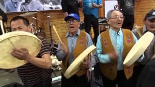 Deline Drummers at Ratification Celebration