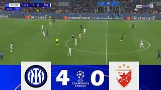 Inter Milan protiv Crvena Zvezda [4-0] | UEFA Liga prvaka 2024/25 | Vrhunci utakmice!