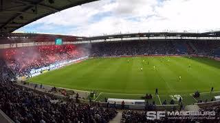 Choreo Block U - 1. FC Magdeburg gegen FC Hansa Rostock am 09.09.2017 (HD Sept. 2017)