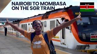 NAIROBI to MOMBASA Using Kenya's SGR TRAIN || Economy Class || My Impression As A Ghanaian 