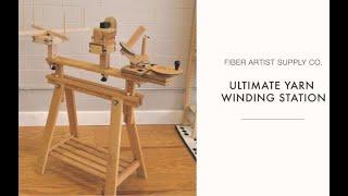 Fiber Artist Supply Ultimate Jumbo Yarn Winding and Measuring Station IKEA Finnvard Hack