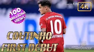 Philip Coutinho First Debut With FC Bayern Munich