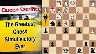 The Greatest Chess Simul Victory Ever | Nimzowitsch vs Ungern-Sternberg 1910