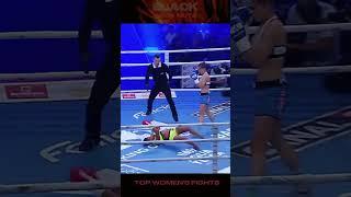 She made a mistake, okay? #kickboxing #muaythai