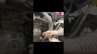 Timelapse installing new BLING!  #enduro #motocross #dirtbike #offroad #trending #timelapse #shorts