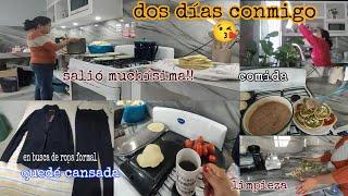 dos días conmigo / nos fuimos de compras ️/ comida