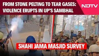 Sambhal Violence | Violence In UP's Sambhal Over Shahi Jama Masjid Survey