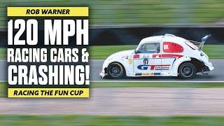 Rob races in the Fun Cup at Donington taking the  Team Giti Tyres car for a spin...or two.