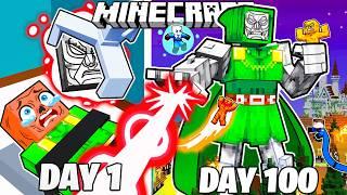 I Survived 100 Days as DOCTOR DOOM in Minecraft!