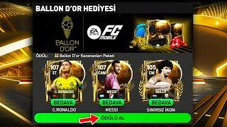 KOŞŞ EA BEDAVA MESSI RONALDO SINIRSIZ İKON DAĞITIYOR HEMEN BU TAKTİĞİ YAP BALLON D’OR FC Mobile