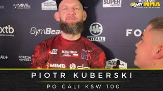 PIOTR KUBERSKI PRZEJMUJE MIKROFON PO KSW 100! | Nokaut na Janikowskim | Walka o pas z Pawlakiem