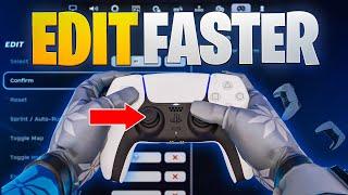 How To EDIT *FASTER* on Controller + ZERO Input Delay Settings  (Fortnite Tutorial)