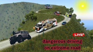 driving overload bus on extreme hills road #2